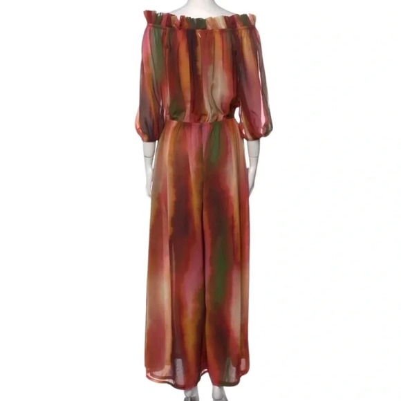Misa Los Angles Surya Ombre Stripe Wide Leg Jumpsuit Size XS NWT - Picture 6 of 16